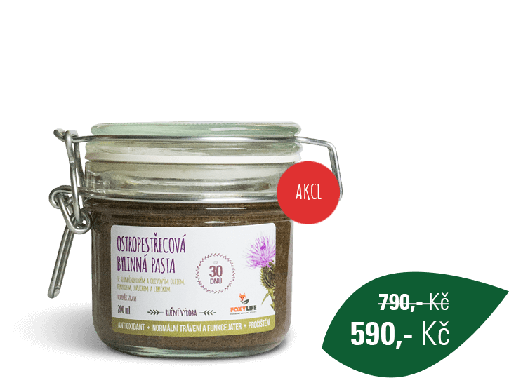 OSTROPESTŘECOVÁ BYLINNÁ PASTA 200 ML