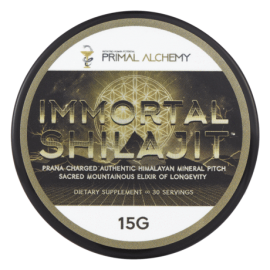 IMMORTAL SHILAJIT 15g (Kapičkové mumio) - Primal Alchemy