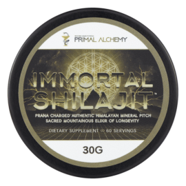 IMMORTAL SHILAJIT 30g (Kapičkové mumio) - Primal Alchemy